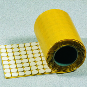 PZ. 1000 FELTRINO IN LANA ADESIVO MOS-TAK CONF.IND. MM.15 BIANCO