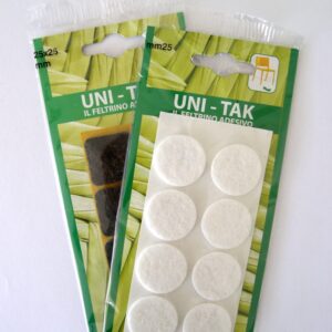 SS.FELTRINO SINTETICO ADESIVO UNI-TAK PZ. 2 MM. 40 BIANCO