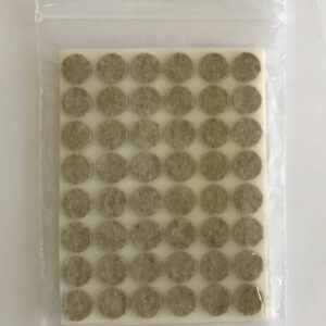 SS.FELTRINO IN LANA ADESIVO MOS-TAK PZ.100 MM.25x25 BIANCO