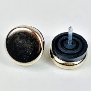 BUSTA PZ.4 SCIVOLI TESTA NICHELATA C/CHIODO MM. 18