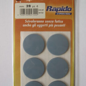 BUSTA PZ.1 SOTTOPIEDE ADESIVO IN PTFE FUSTELLATO MM. 80x100