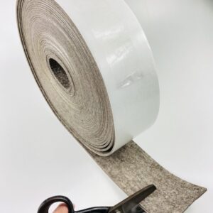 ML. 25 FELTRO LANA ADESIVO H. MM.100 NOCE