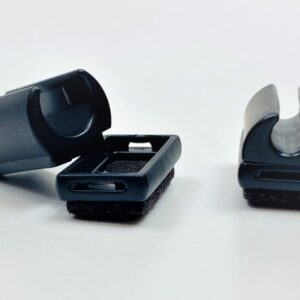 SS.PZ.4 PIEDE A PINZA+FELTRO X SEDIA A SLITTA TUBO Ø MM.10(PIEDE 11)N