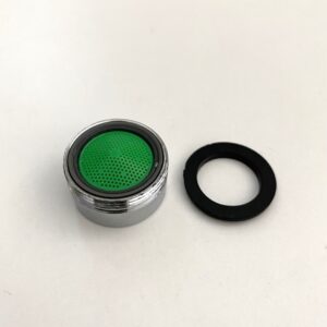 BUSTA PZ.1 AERATORE OTTONE CROMATO FILETTO 18x1 M LUSSO