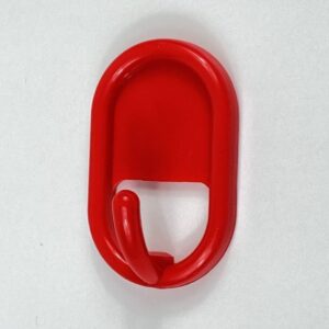 BUSTA PZ.4 GANCIO OVALE ADESIVO PICCOLO