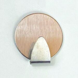 BUSTA PZ.1 GANCIO ADESIVO INOX ADESIVO TONDO