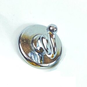 BUSTA PZ. 1 GANCIO ADESIVO IN METALLO ZAFFIRO CROMATO