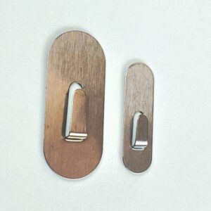 BUSTA PZ.4 GANCIO ADESIVO INOX MINI