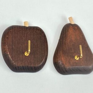 GANCIO LEGNO ADESIVO FRUTTA 1 POSTO GRANDE