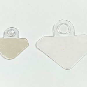 BUSTA PZ. 12 ATTACCAGLIE ADESIVE PICCOLE IN PVC PER QUADRI