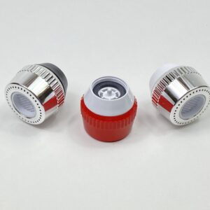 AERATORE + DOCCETTA BIANCA E CROMATA 22x1 F