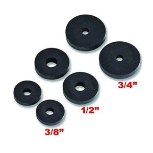 BUSTA 10 GUARNIZ. GOMMA PER RUBINETTO 3/8-1/2