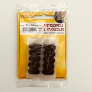 PZ.20 ANTISCIVOLO OVALE ADESIVO MM. 20x9  SPESS. MM.4 M.